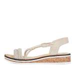 náhled Dámské sandály RIEKER V3671-62 béžová S6