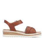 náhled Dámské sandály RIEKER V4191-24 hnědá S6