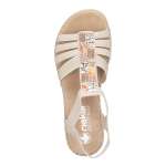 náhled Dámské sandály RIEKER V4557-62 béžová S6