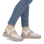 náhled Dámské sandály RIEKER V4558-80 bílá S6