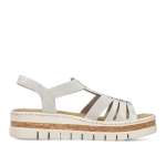 náhled Dámské sandály RIEKER V4918-90 stříbrná S6