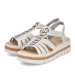 náhled Dámské sandály RIEKER V4918-90 stříbrná S6