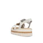 náhled Dámské sandály RIEKER V4918-90 stříbrná S6