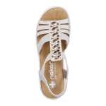 náhled Dámské sandály RIEKER V4918-90 stříbrná S6