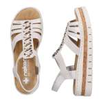 náhled Dámské sandály RIEKER V4918-90 stříbrná S6