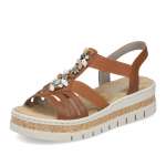 náhled Dámské sandály RIEKER V4949-24 hnědá S6