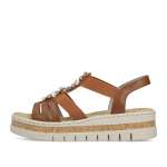 náhled Dámské sandály RIEKER V4949-24 hnědá S6