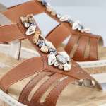 náhled Dámské sandály RIEKER V4949-24 hnědá S6