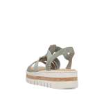 náhľad Dámske sandále RIEKER V4949-52 zelená S6