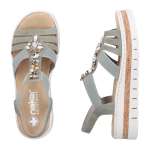 náhľad Dámske sandále RIEKER V4949-52 zelená S6