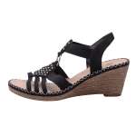 náhled Dámské sandály RIEKER RIE-1022505-S6 černá