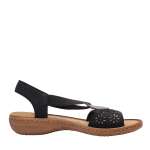 náhled Dámská obuv RIEKER 60886/00 SCHWARZ F/S 7