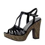 náhled Dámská obuv TAMARIS 1-1-28334-28 BLK PAT./SISAL 055