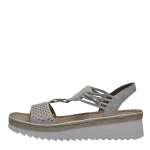 náhled Dámské šedé sandály RIEKER V3285/40 GRAU F/S 8