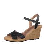 náhled Dámské sandály TAMARIS 1-1-28010-20 BLACK/BLK MET. 090