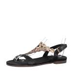 náhled Dámské černé sandály TAMARIS 1-1-28126-20 BLACK/ROSE MET 087