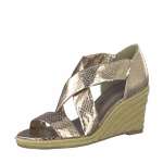 náhled Dámské zlaté sandály TAMARIS 1-1-28039-30 SALMON STR.MET 624