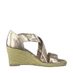 náhled Dámské zlaté sandály TAMARIS 1-1-28039-30 SALMON STR.MET 624