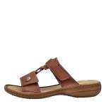 náhled Dámské hnědé nazouváky RIEKER 608X1/24 BRAUN F/S 8