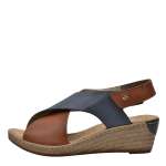 náhled Dámská obuv RIEKER 62486/24 BRAUN/BLAU F/S 8