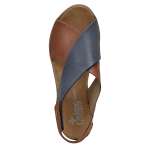 náhled Dámská obuv RIEKER 62486/24 BRAUN/BLAU F/S 8