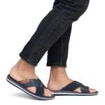 náhled Pánské nazouváky RIEKER 21098-14 modrá S6