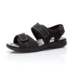 náhled Pánské černé sandály RIEKER 26274-00 SCHWARZ F/S 9