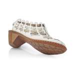 náhled Dámské bílé lodičky RIEKER 46778-81 WEISS KOMBI F/S 9