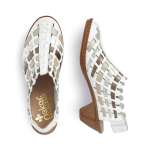 náhled Dámské bílé lodičky RIEKER 46778-81 WEISS KOMBI F/S 9