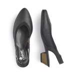 náhled Dámské nadměrné lodičky RIEKER 58063-00 SCHWARZ F/S 9