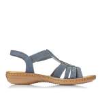 náhled Dámské sandály RIEKER 60800-14 modrá S5
