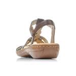 náhled Dámské sandály RIEKER RIE-1025909-S1 hnědá