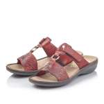 náhľad Dámske šľapky RIEKER 608X3-35 ROT S0