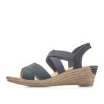 náhled Dámské sandály RIEKER RIE-1025950-S0 modrá