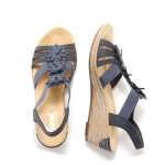 náhled Dámské nadměrné sandály RIEKER 62461-14 BLAU F/S 9