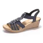náhled Dámské nadměrné sandály RIEKER 62461-16 BLAU F/S 9