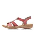 náhled Dámské sandály RIEKER RIE-1025968-S0 červená