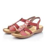 náhled Dámské sandály RIEKER RIE-1025968-S0 červená
