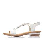 náhled Dámské sandály RIEKER 63453-80 bílá S1