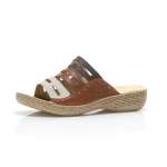 náhled Dámské nadměrné nazouváky RIEKER 65835-60 BRAUN KOMBI F/S 9