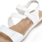 náhled Dámské sandály RIEKER 659C7-80 bílá S6