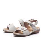 náhľad Dámske sandále RIEKER 659Z3-80 WEISS S0
