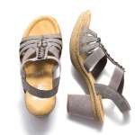 náhled Dámské šedé sandály RIEKER 66506-42 GRAU F/S 9