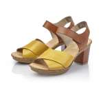 náhľad Dámska obuv RIEKER 665H1-68 GELB KOMBI F/S 9