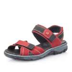 náhled Dámské sandály RIEKER 68851-33 červená S2