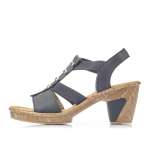 náhled Dámské sandály RIEKER RIE-1026066-S1 modrá