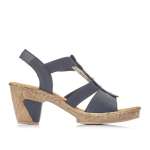 náhled Dámské sandály RIEKER RIE-1026066-S1 modrá