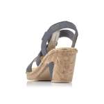 náhled Dámské sandály RIEKER RIE-1026066-S1 modrá