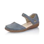 náhled Dámské modré mokasíny RIEKER M0969-13 BLAU F/S 9