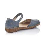 náhled Dámské modré mokasíny RIEKER M0969-13 BLAU F/S 9